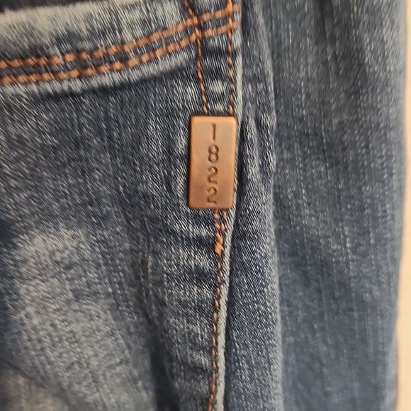 1822 Denim Maternity Skinny Jeans Size XL 14-16 Stretch Cotton Blend‎ Distressed - Picture 3 of 6